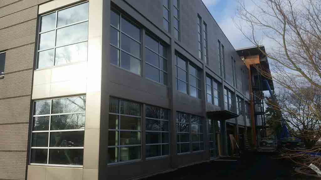 licensed bonded experience commercial sheet metal roofing and siding subcontractor in the Pacific Northwest, working on Centralia Community College