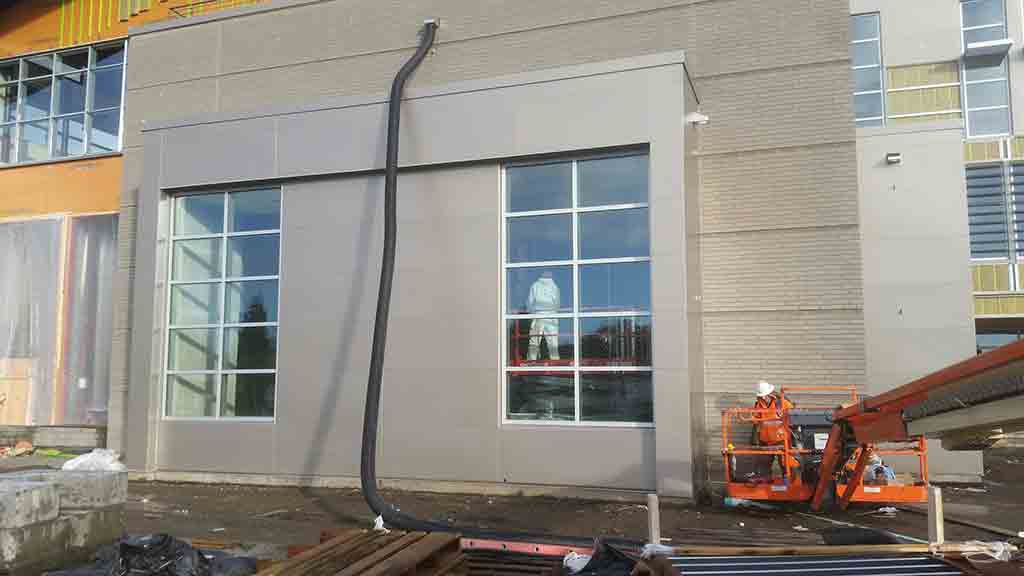 experienced sheet metal commercial panels installation seattle portland pacific northwest centralia community college