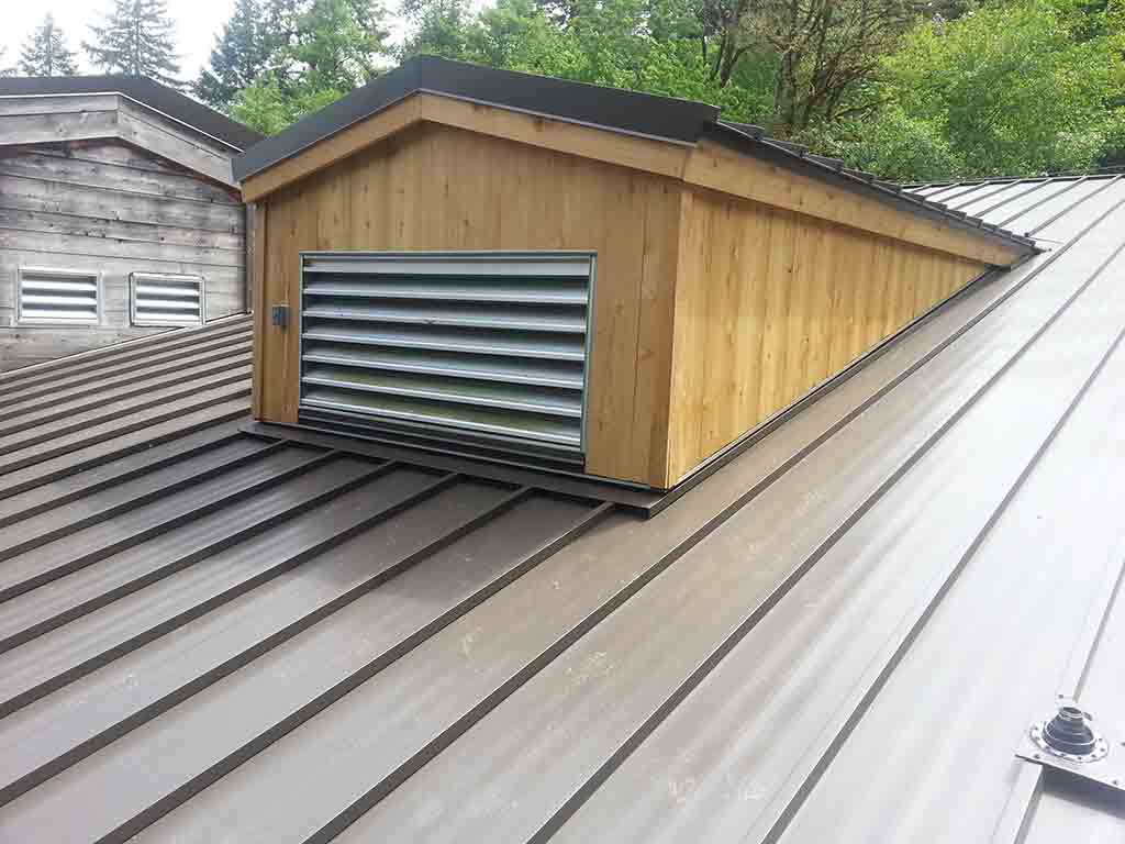 Evergreen State College Long House Roofing