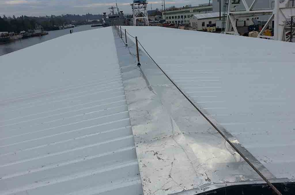 Barge Roofing Services – Matson Barge Project